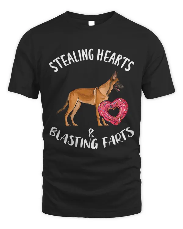 Stealing Heart Blasting Farts Belgian Malinoi Valentines Day 334