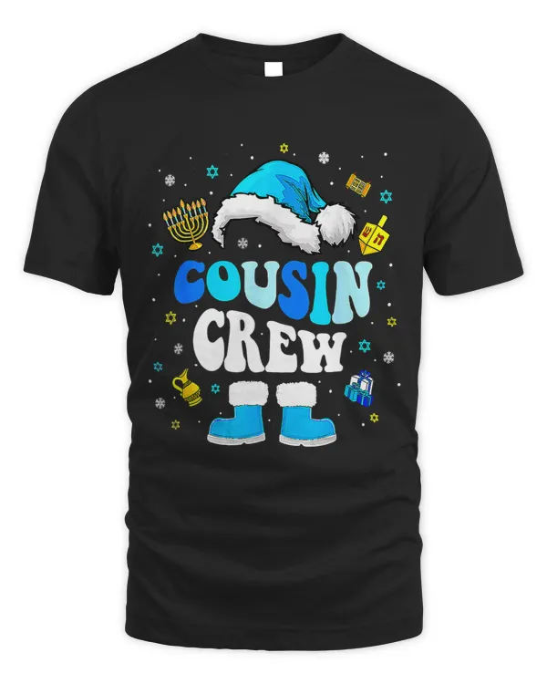 Cousin Crew Hanukkah Santa Family Squad Jewish Holiday 333