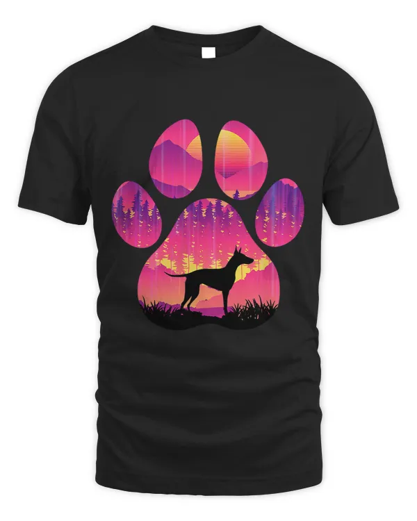 Manchester Terrier Paw Mom Dad Dog Lover Women Men 82