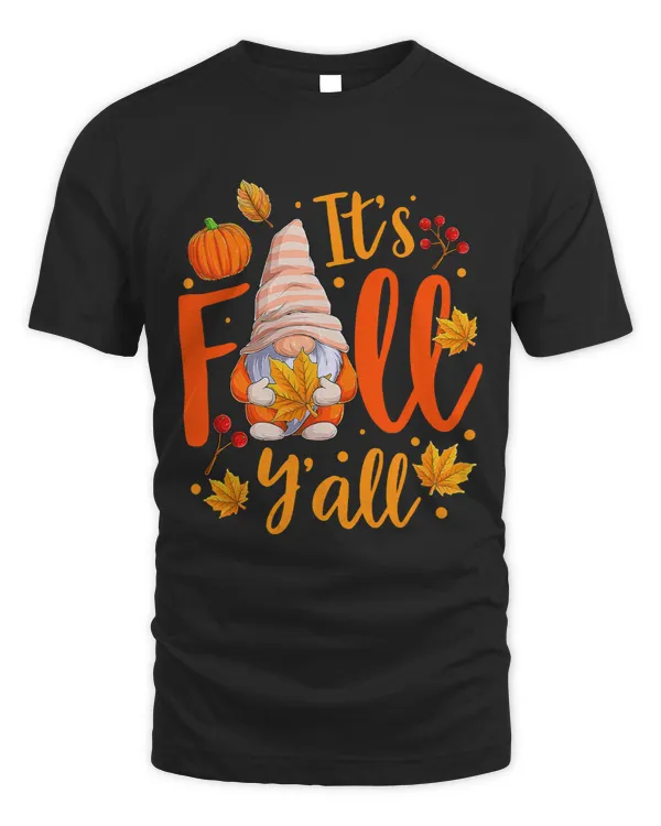 Its Fall Yall Gnomes Pumpkins Autumn Leaves Thanksgiving 265