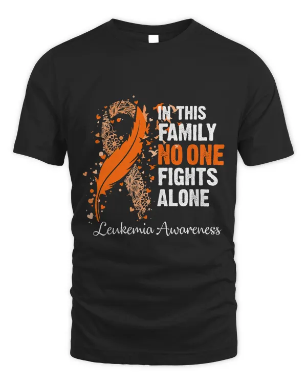 In This Family No One Fight Alone Leukemia Cancer Awareness 1