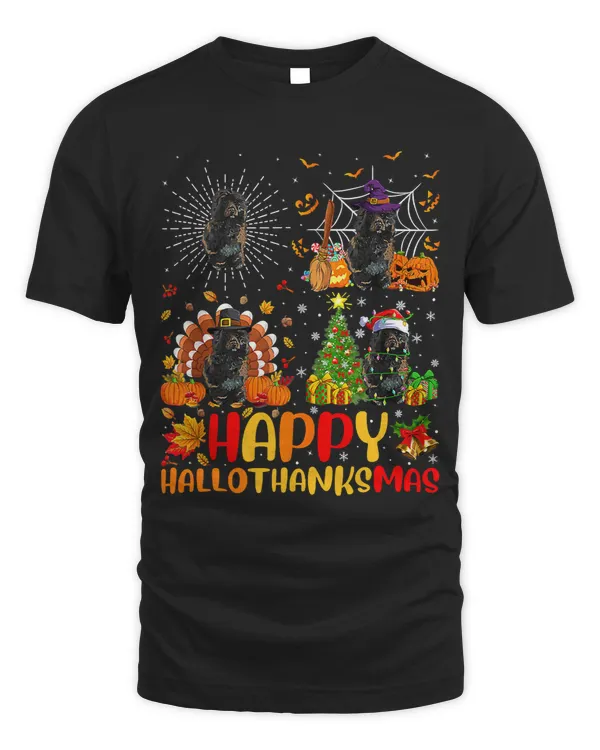Halloween Christmas Portuguese Water Dog Hallothanksmas 38
