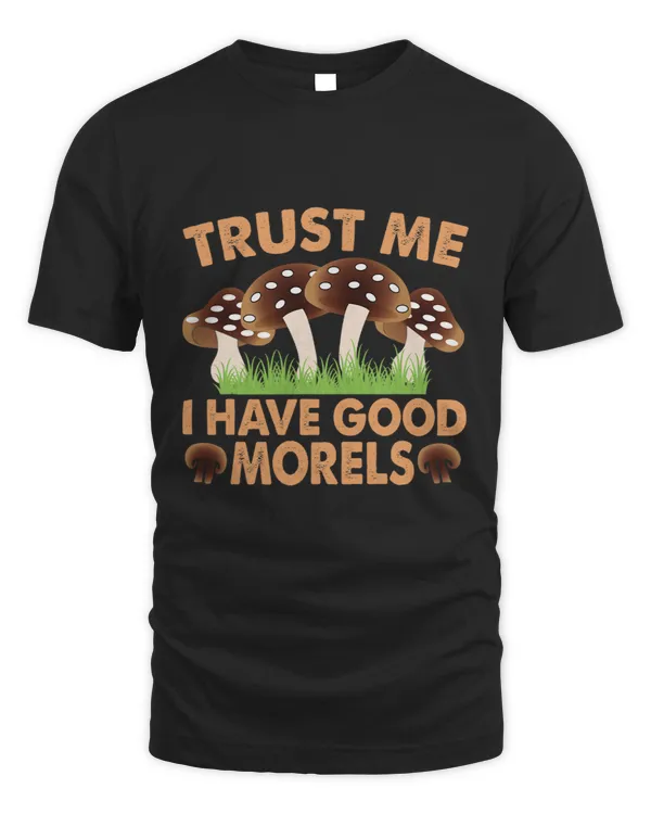 Mens Morel Mushroom Shirt Funny Foraging Morels Hunters 296