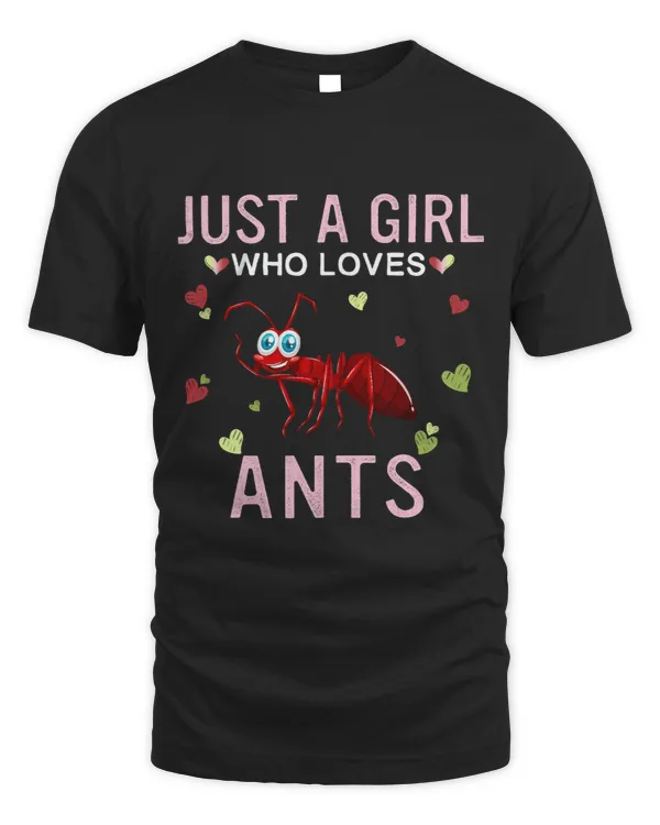 Just a Girl Who Loves Ants Cute Women Girls Ants 104