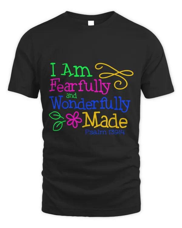 I Am Fearfully Wonderfully Made Psalm 13914 Colorful