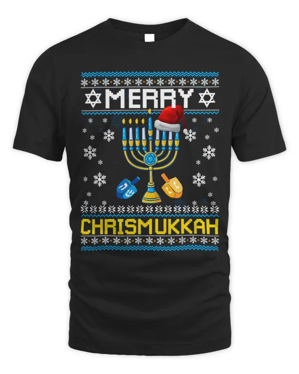 Hanukkah Jewish Merry Christmas Chrismukkah Ugly Sweater238