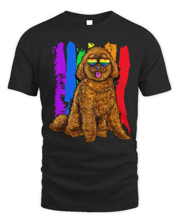 Dog Adorable Dog With Rainbow Heart Glasses 85 paws