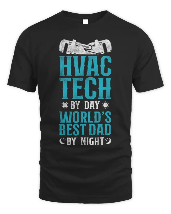 HVAC Technician Tech Dad Vintage Hvac Tech By Day Worlds