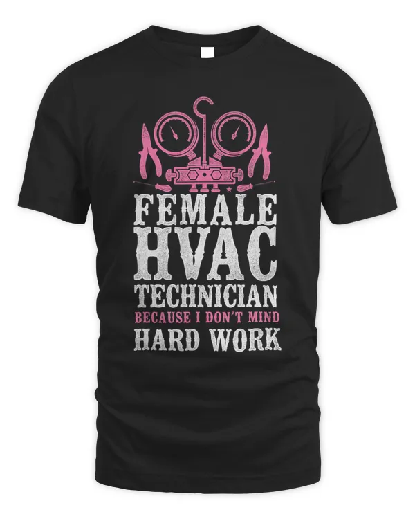 HVAC Technician Tech Female Girl Vintage Female Hvac