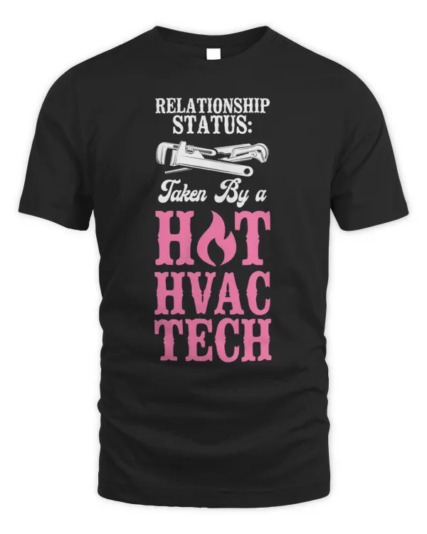 HVAC Technician Tech Girlfriend Wife Vintage Relationship