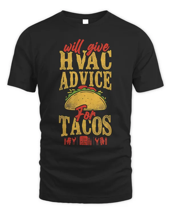 HVAC Technician Tech Taco Vintage Will Give Hvac Advice For