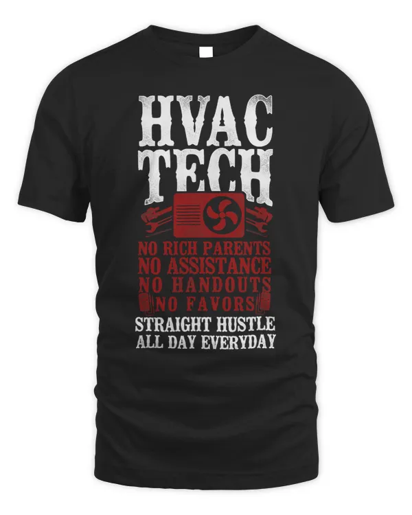 HVAC Technician Tech Vintage Hvac Tech No Rich Parents No
