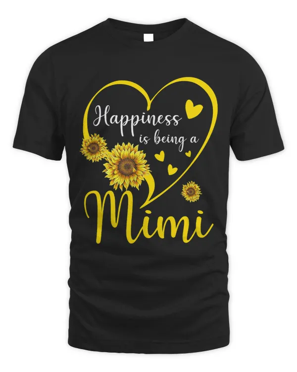 Happiness Is Being A Mimi Sunflower Heart Mothers Day