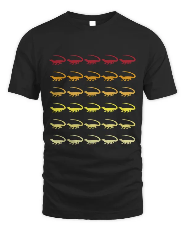 KomodoDragon Retro Animal Pattern