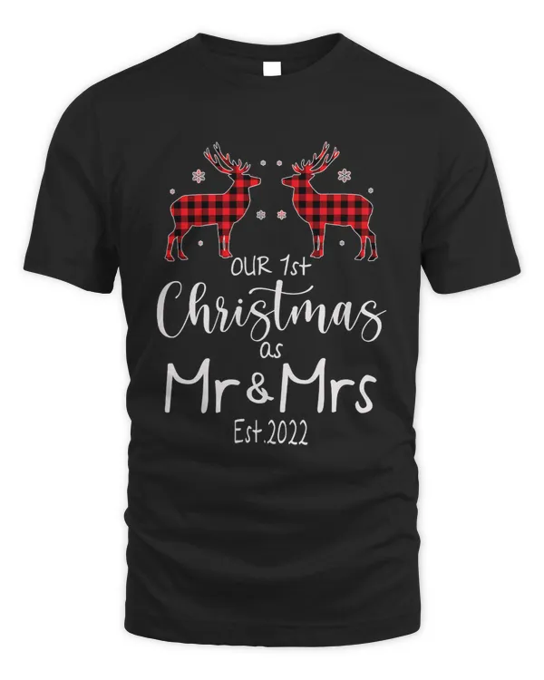 Couple Wife Husband Our First Christmas As Mr & Mrs 2022 343