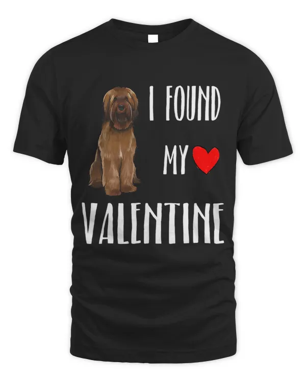 I Found My Valentine Day Briard Dog Lover Gift