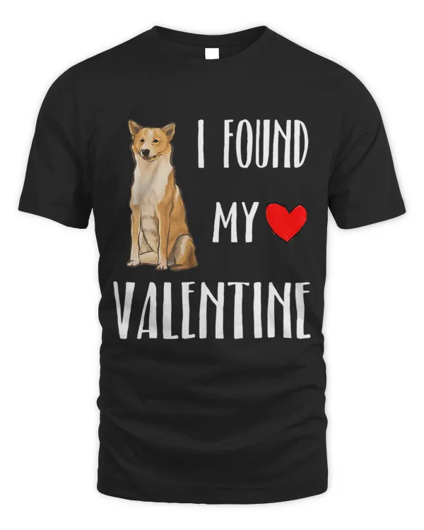 I Found My Valentine Day Canaan Dog Dog Lover Gift