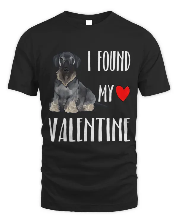 I Found My Valentine Day Cesky Terrier Dog Lover Gift