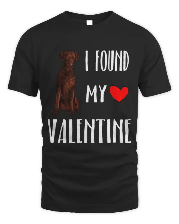 I Found My Valentine Day CurlyCoated Retriever Dog Lover