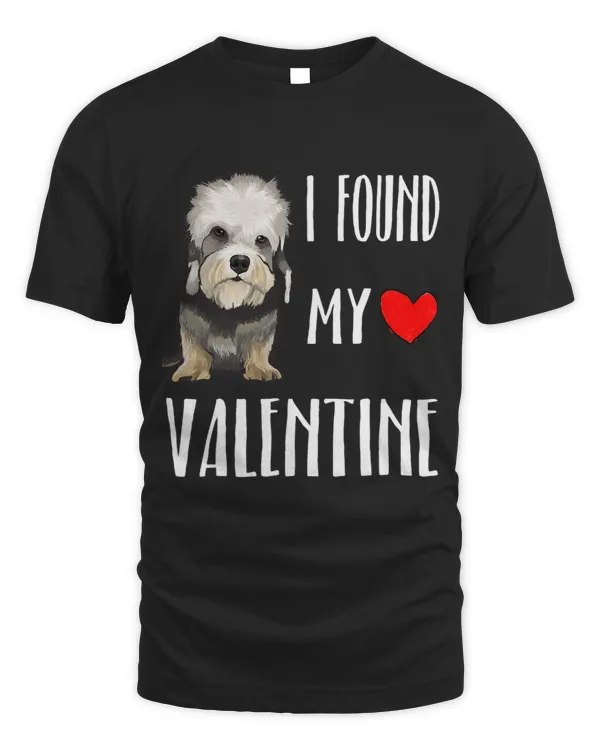 I Found My Valentine Day Dandie Dinmont Terrier Dog Lover