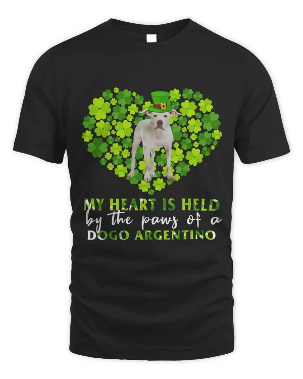 My Heart Is Held By The Paws Of A Dogo Argentino Shirt