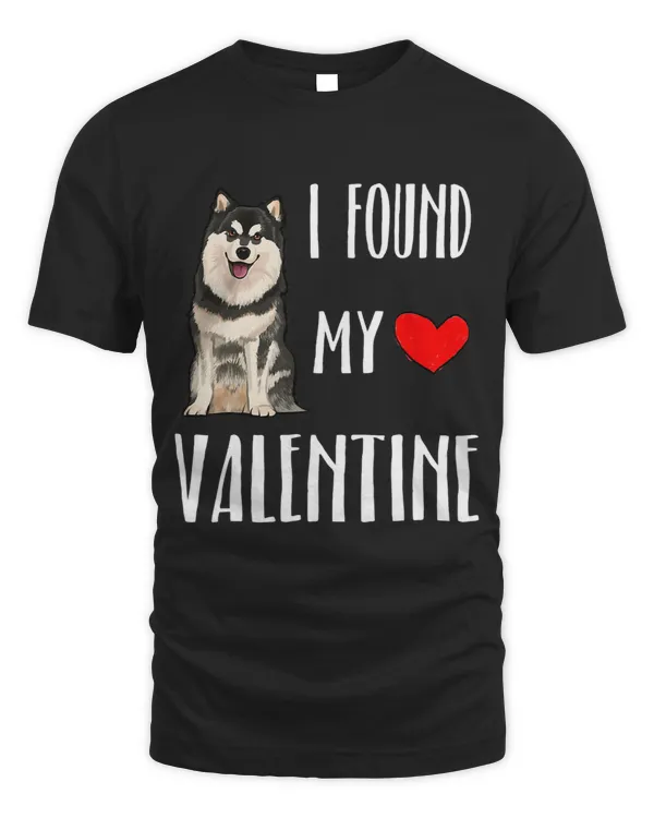 I Found My Valentine Day Finnish Lapphund Dog Lover Gift