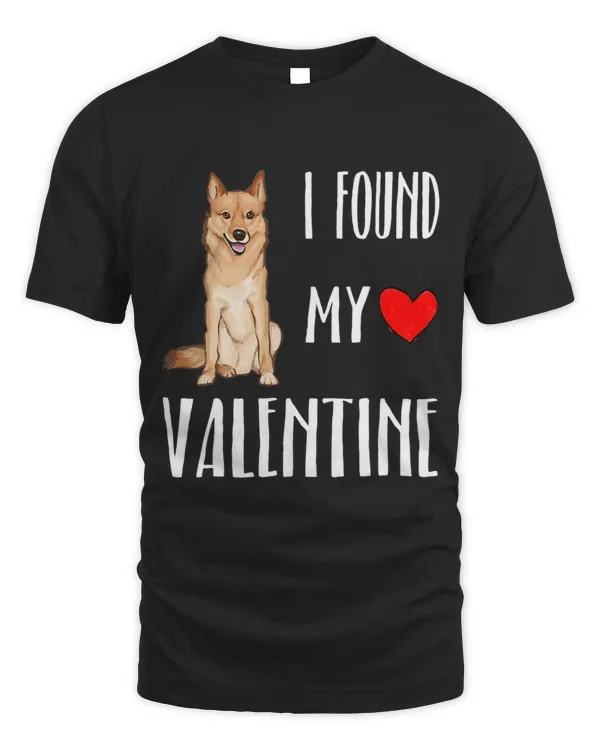 I Found My Valentine Day Finnish Spitz Dog Lover Gift