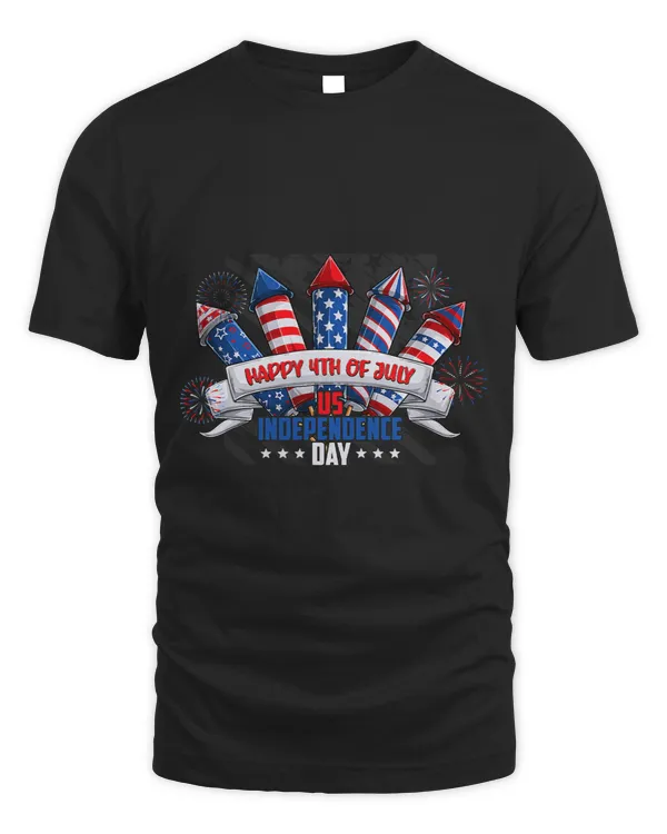 Happy 4th of july american flag patriotic usa flag firework 1