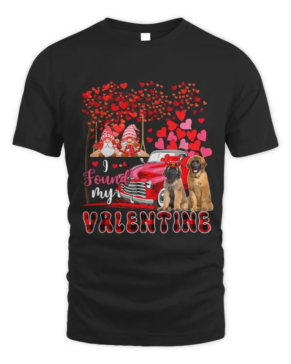 I Found Valentine Two Cute Leonbergers Couple Gnomes Pickup