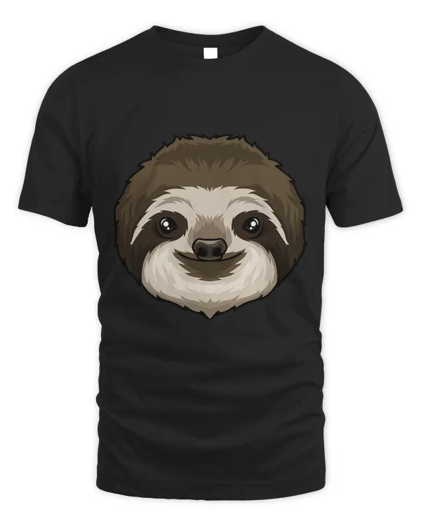 Sloth Animal HeadCute Sloth Lover Women Men 341