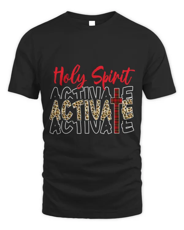 Holy Spirit Activated Buffalo Plaid Leopard Pattern