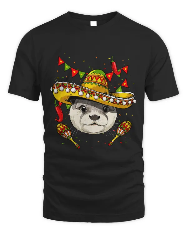 Mexico Cinco de Mayo Sea Otter Sombrero Mexican Party Animal