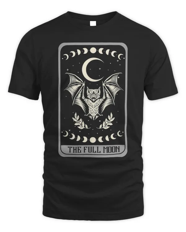 The Full Moon Tarot Card Moon Phases Bat Fortune Teller 451