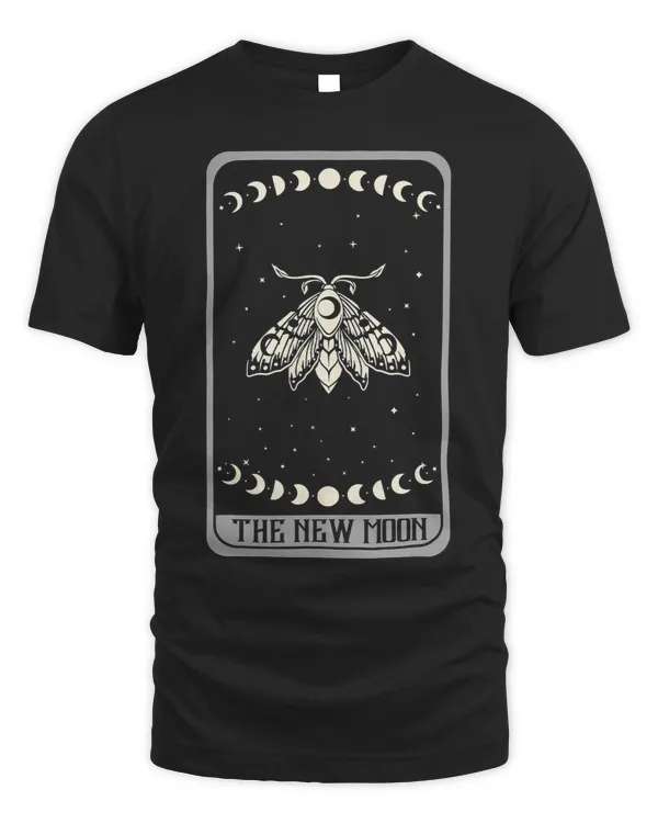The New Moon Moth Lunar Phases Tarot Card Fortune Teller416