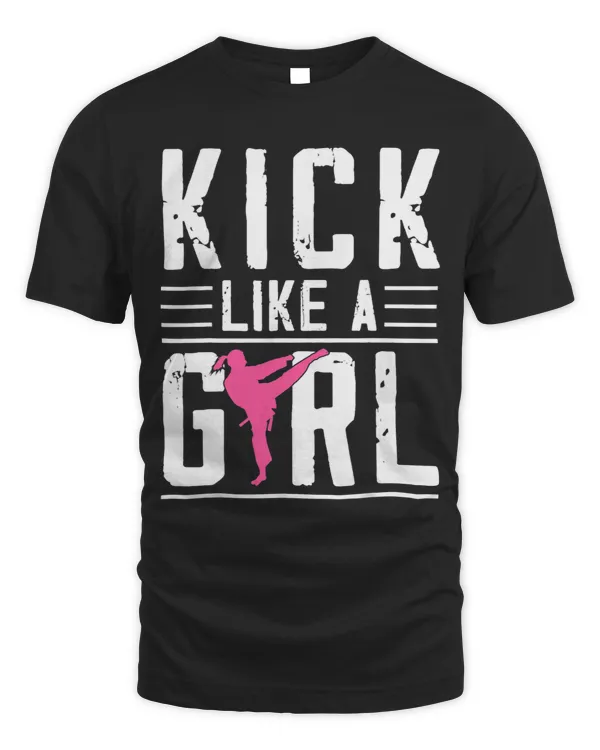 Kartate Kich Like A Girl Martial Art Kung Fu Taekwondo Lover