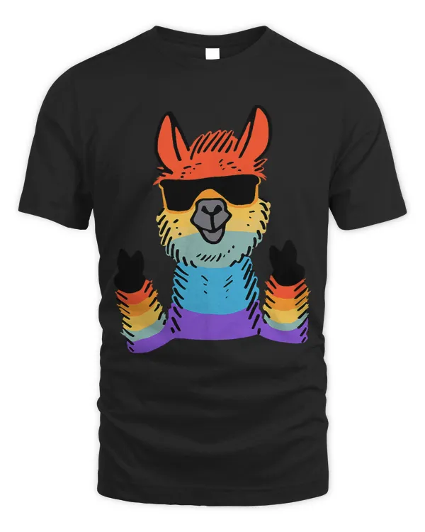 Llama Alpaca Rainbow Fun 1