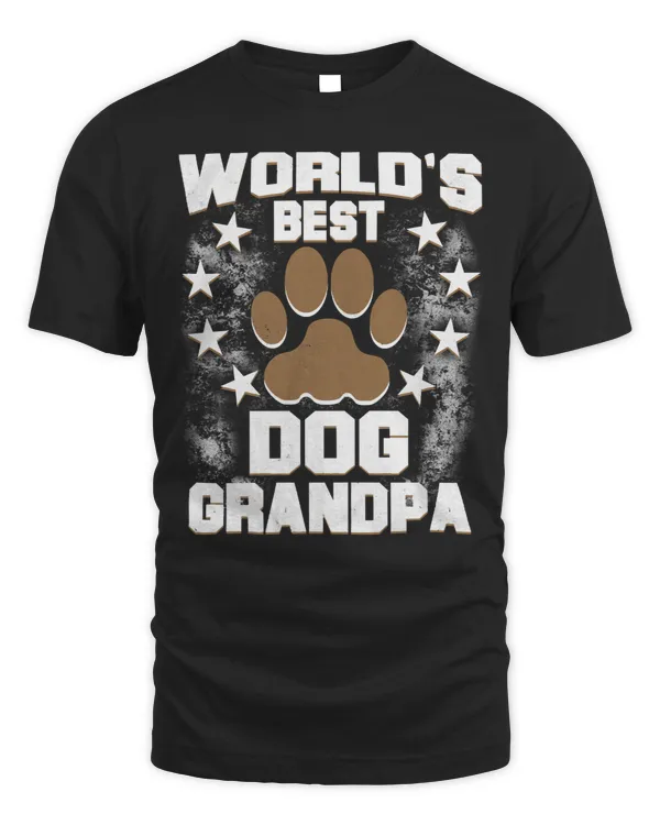 Dog Worlds Best Dog Grandpa 445 paws