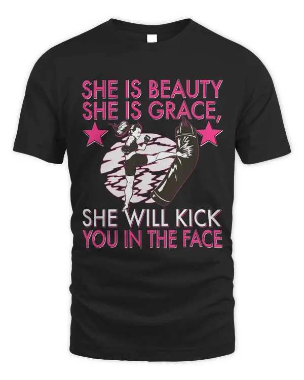 Mixed Martial Arts Karate Girl Women MMA Kick Box