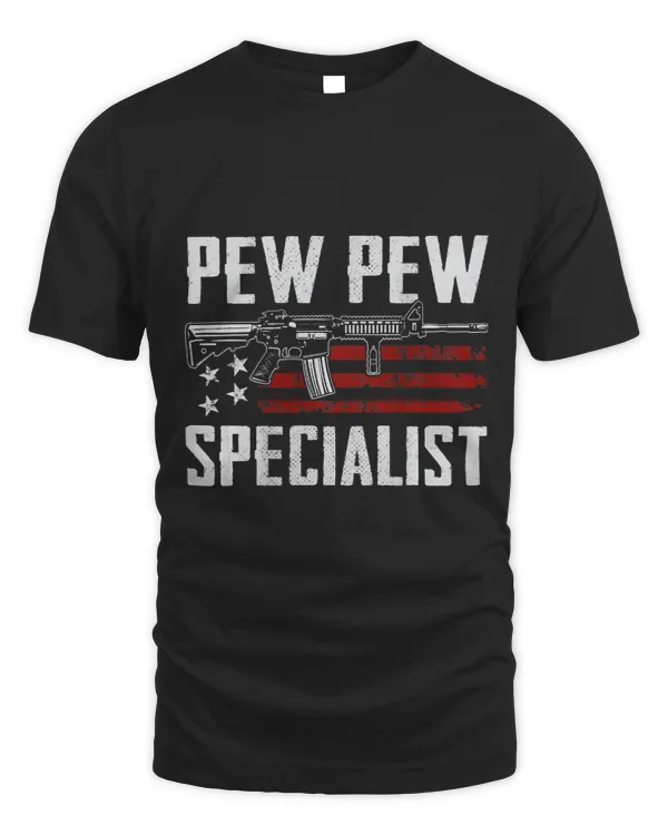 Pew Pew Specialist Funny Pro Gun AR15 Rifle 5.56 (ON BACK)
