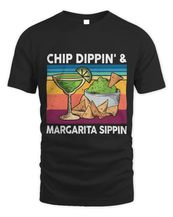 Mens MargaritaShirt Cinco De Mayo Chip Dippin Margarita Sippin