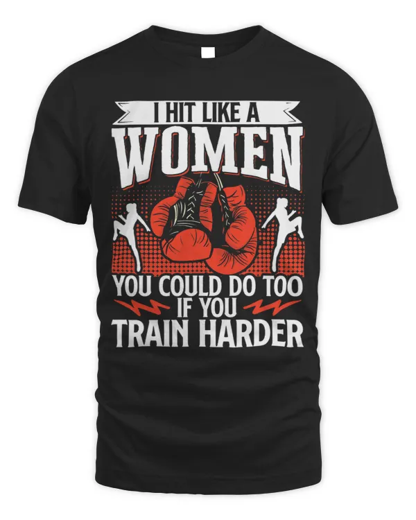Kickboxing Vintage I Hit Like A WomenYou Could Do Too If 1
