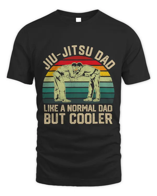Retro JiuJitsu Dad Men Brazilian Jui Jitsu Lover BJJ father 2