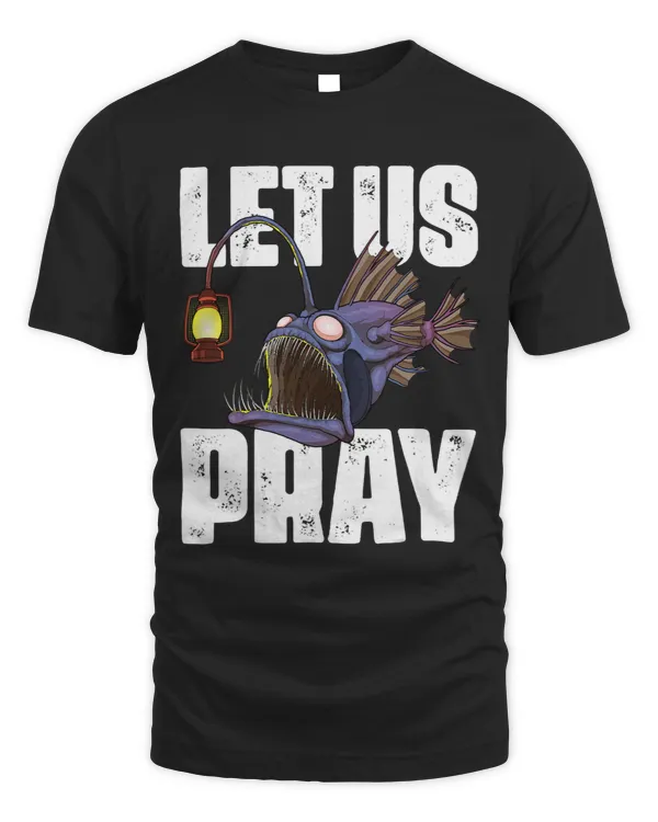 Let Us Pray Anglerfish Creepy Deep Sea Angler Fish Monster