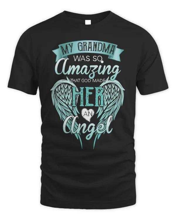 Mother Grandma In Memory of My Grandma Guardian Angel Wings 33 Mom Grandmother