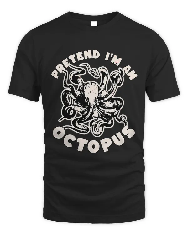 Pretend Im An Octopus Funny Lazy Halloween DIY Costume