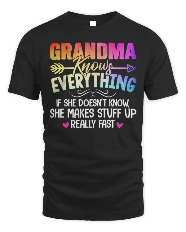 Mother Grandma Knows Everything If She Doesnt KnowMothers Day 10 Mom Grandmother
