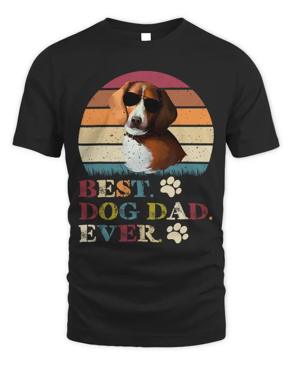 Dogs 365 American Foxhound Dad Fathers Day Retro Dog Gift