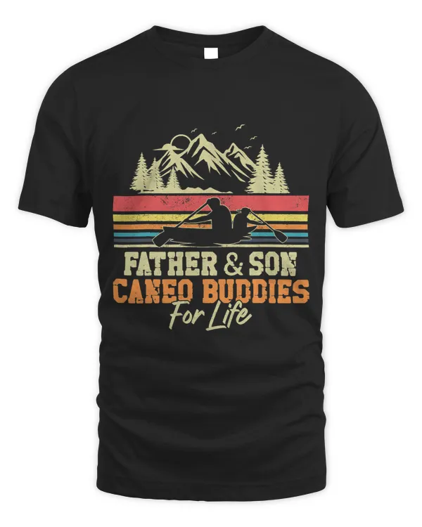 Canoe Canoeing Son Father Father Son Canoe Buddies For