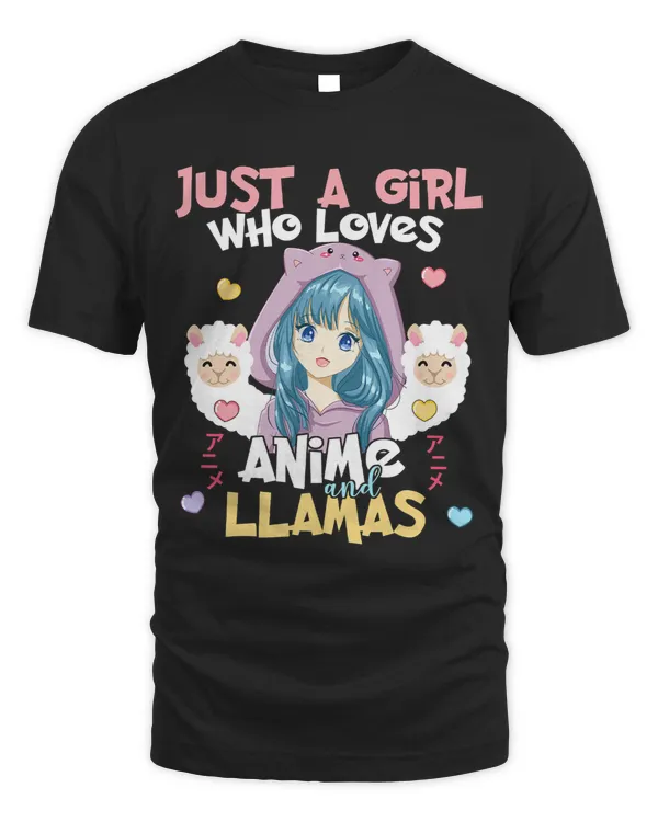 Just a Girl who Loves Anime and Llamas Cute Girly 36