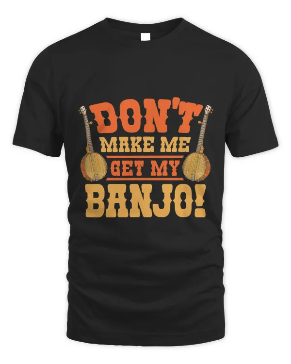 Banjo Vintage Retro Funny Bluegrass Music Fans Banjo Player